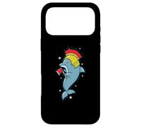 Dauphin avec Crista et Casque Bush Knight Coque pour iPhone 17 Pro Max