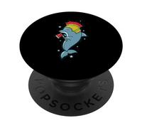 Dauphin avec Crista et Casque Bush Knight PopSockets PopGrip Adhésif