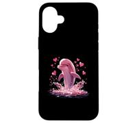 Dauphin avec des Coeurs Mammifères Dolphin Lover Coque pour iPhone 16 Plus