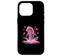 Dauphin avec des Coeurs Mammifères Dolphin Lover Coque pour iPhone 16 Pro
