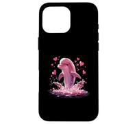 Dauphin avec des Coeurs Mammifères Dolphin Lover Coque pour iPhone 16 Pro Max
