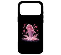 Dauphin avec des Coeurs Mammifères Dolphin Lover Coque pour iPhone 17 Pro Max