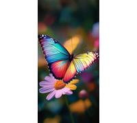 Dauphin Diamond Painting Amour Diamond Painting Enfant DIY Peinture Diamant Adulte Kit Broderie Strass Canevas Kit Complet Adulte Mosaique Loisir Creatif, pour Decoration Chambre 25x50cm J - 130