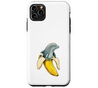 Dauphin Drôle Banane Humour Océan Animal Fan Coque pour iPhone 11 Pro Max
