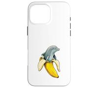 Dauphin Drôle Banane Humour Océan Animal Fan Coque pour iPhone 16 Pro Max