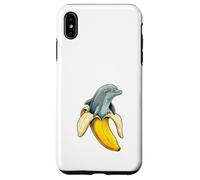 Dauphin Drôle Banane Humour Océan Animal Fan Coque pour iPhone XS Max