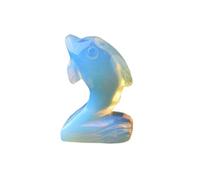 Dauphin en cristal naturel, divers matériaux, artisanat en cristal et cadeaux