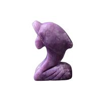 Dauphin en cristal naturel, divers matériaux, artisanat en cristal et cadeaux