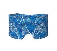 Dauphin magique,Masque pour les yeux bloquant la lumière Cache-yeux et cache-oreilles pour le sommeil