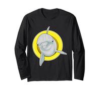 Dauphin Natation Bouée Gonflable Été Manche Longue