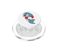 Dauphin Natation Bouée Gonflable Été PopSockets PopGrip pour MagSafe