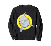 Dauphin Natation Bouée Gonflable Été Sweatshirt