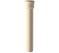 Dauphin pavillonnaire droit - Ø80 mm Longueur 1 m - Beige - Sans joints - 171518