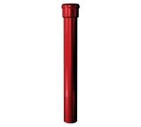 Dauphin pavillonnaire droit - Ø80 mm Longueur 1 m - Rouge - Sans joints - 155516