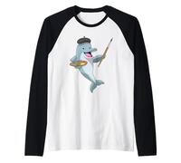 Dauphin Peintre Pinceau Peinture Manche Raglan