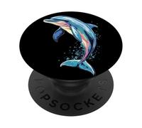 Dauphin Plongeur Dauphins Océan Doux Dauphin PopSockets PopGrip Adhésif