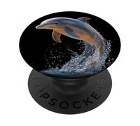 Dauphin Plongeur Dauphins Océan Doux Dauphin PopSockets PopGrip Adhésif
