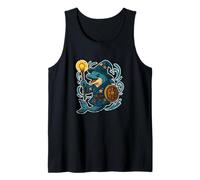 Dauphin Sorcier avec bâton et Bouclier Débardeur