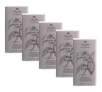 Dauphin | Tablette noir foncé | Cacao Noir 88% | Tablettes de Chocolat Belge 5 x 70 Grammes