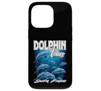 Dauphin Vibes Nager sans mer mer océan Vie liberté démocratie Coque pour iPhone 13 Pro