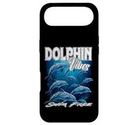 Dauphin Vibes Nager sans mer mer océan Vie liberté démocratie Coque pour iPhone Air
