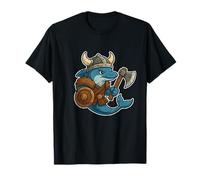 Dauphin Viking avec Bouclier T-Shirt
