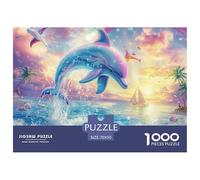 DauphinPuzzle The Art of Colour: We are Better at Home - Marine Animal 1000 Pieces, Full Colour Series, Perfectly Matching Pieces, for Adults and Children from 12 Years 70x50cm/1000pcs