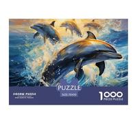 DauphinPuzzle The Art of Colour: We are Better at Home - Wonderful Marine Creatures 1000 Pieces, Full Colour Series, Perfectly Matching Pieces, for Adults and Children from 12 Years 70x50cm/1000pcs