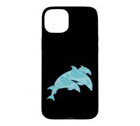 Dauphins dans Le vaste océan Coque pour iPhone 15 Plus
