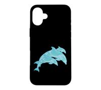 Dauphins dans Le vaste océan Coque pour iPhone 16 Plus