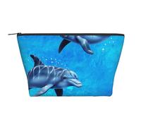 Dauphins, Trousse de Toilette Trousse de Maquillage Sac à cosmétiques Trousse de Toilette de Voyage Portable