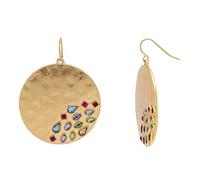 Dauplaise Boucles d'oreilles incrustées de plusieurs pierres pour femme | Bijoux étincelants et élégants pour un look glamour, pierre, sans pierre précieuse