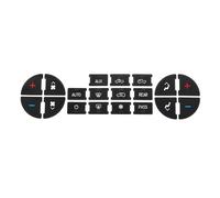 d'autocollants boutons intérieure Compatible Avec Chevy Pour Traverse 2009 2010 2011 2012 2013 Kit De Réparation De Bouton De Tableau De Bord AC, Autocollants