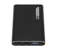 DAUZ Carte de, Carte de Vidéo Entrée Microphone Interface Multimédia HD vers USB3.0 en Alliage d'aluminium Compact avec Câble USB3.0 pour Projecteur pour Ordinateur