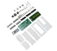 DAUZ Kit d'Horloge Numérique à Monter Soi-même, Affichage LCD, Horloge LED Numérique, Chargement USB pour la Pratique du Soudage