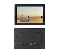 DAUZ Moniteur à écran Tactile de 10,1 Pouces, étanche IP65, 1280 X 800, Fonctionnement Simple, 100-240 V, Moniteur IPS de 10,1 Pouces pour la Maison (Prise UE)