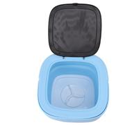 DAUZ Portable Mini Seau Machine À Laver Déshydrateur Portable Intégré Dortoir Portable Pliant Machine À Laver (Prise UE)