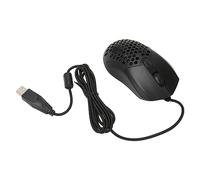 DAUZ Souris Filaire, Câble de 1,2 M Souris d'ordinateur Creuse Plug and Play DPI Réglable pour Les Voyages (Noir)