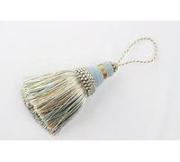 DAVALO 1 pièces Gland Suspendu Corde Soie Gland Garniture Couture Frange Rideau Accessoires clés Glands pour Bricolage vêtements décoration