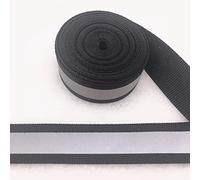 DAVALO 5 Yards Safety Reflective Sew on Fabric Tape Strap Vest Webbing 20mm