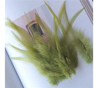 DAVALO Plume de Coq Rose Plumes de Poulet Naturelles Accessoires de décoration Artisanat pour travaux d'aiguille et Robes Artisanales
