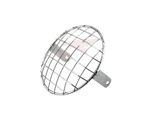DAVBIR Protection Phare Couverture Carrée Vive De Grille De Treillis De Maille De Phare De Moto pour Chopper pour Bobber 7 "19.5cm Gril Universel De Bâti Latéral Couvre-phares (Color : Chrome)