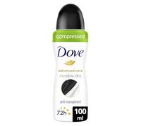 DAVE - Anti-transpirant Spray Invisible Dry, Protection Longue Durée et Sensation Fraîche (100 mL) - Le lot de 3