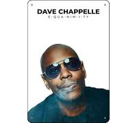 Dave Chappelle : Equanimity (2017) Affiche de film vintage en métal pour bar, restaurant, garage, café, décoration murale 20,3 x 30,5 cm