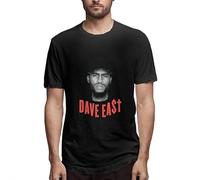 Dave East Men T-T-Shirts à Manches Courtes Unisex Gift Men's Black Tees(XX-Large)