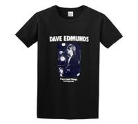 Dave Edmunds from Things The Best of Dave Edmunds Sport Unisex 100% Cotton Short-Sleeve T-Shirts Black M