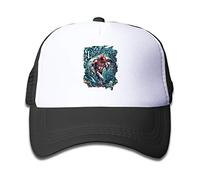 Dave Matthews Band Fashion Music Band Logo Trucker Hat Baseball Cap Grid Cap Black for Boys and Girls