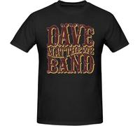 Dave Music Matthews Band T-Shirt Round Neck Hort Sleeve Shirts Men Retro Casual Daily Comfy Tee Tops Manches Courtes(Large)