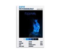 Dave Psychodrame Autocollants muraux imperméables haute définition pour chambres/magasins, résistants à l'humidité et à la décoloration, emballage exquis, parfait pour offrir en cadeau, style sans