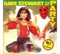 DAVE STEWART & BARBARA GASKIN - it's my party / waiting in the wings 45 rpm single